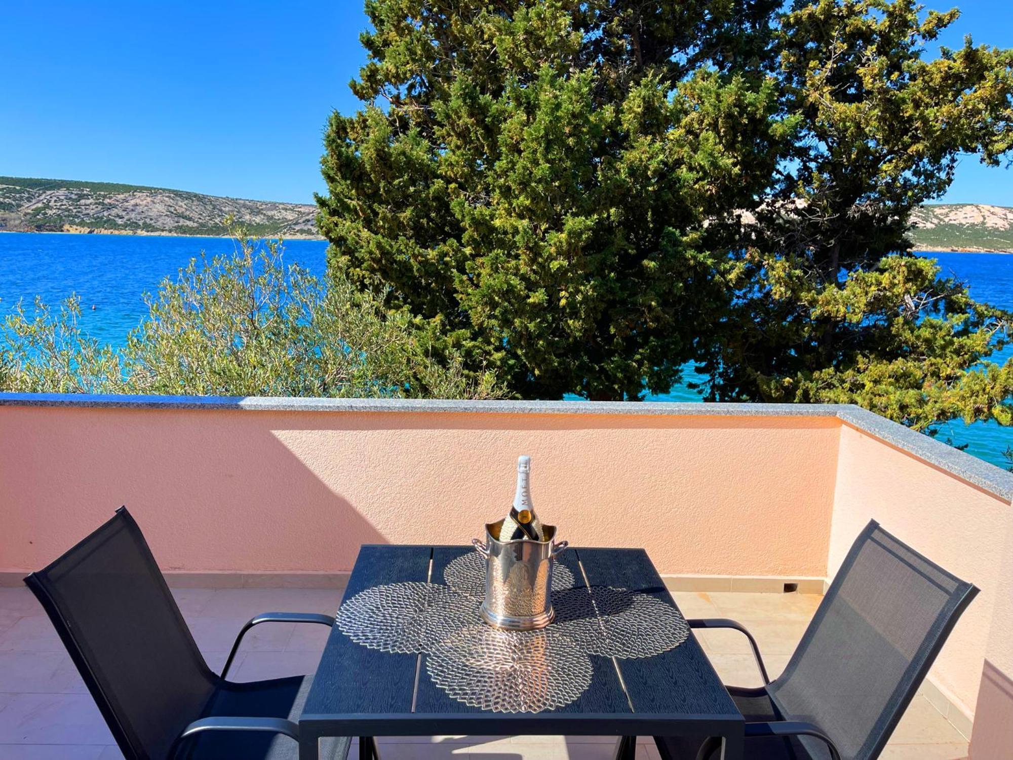 Villa Olivija-Direkt Am Strand! Stara Novalja Dış mekan fotoğraf