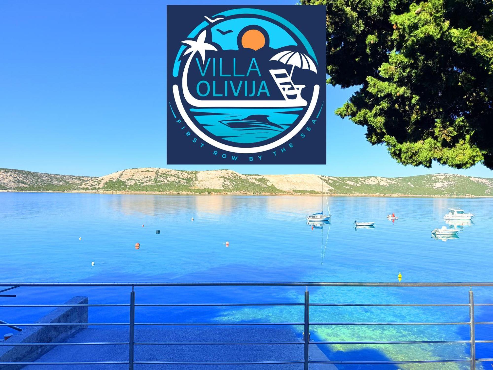 Villa Olivija-Direkt Am Strand! Stara Novalja Dış mekan fotoğraf