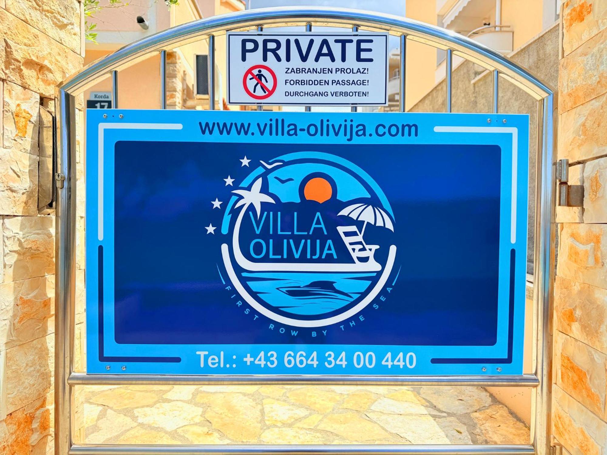 Villa Olivija-Direkt Am Strand! Stara Novalja Dış mekan fotoğraf
